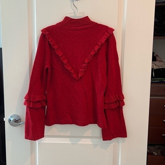 Rebecca Minkoff Red Shelley Sweater - Picture 1 of 16